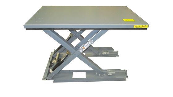 1000kg Carrying Capacity Electric Hydraulic Scissor Lift Table with CE and Low Profile